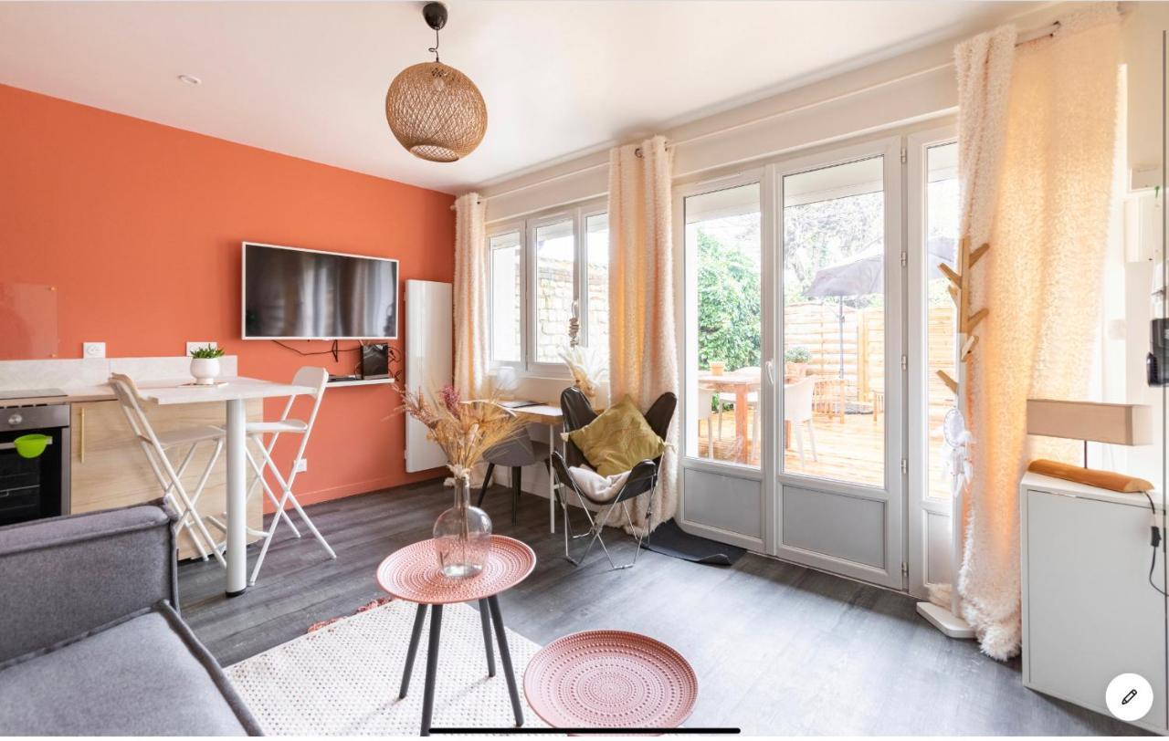 Le 102, Maison Avec Terrasse Et Parking Gare De รูออง ภายนอก รูปภาพ